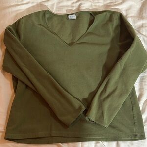 Vintage Old Navy Fleece V Neck Pullover
